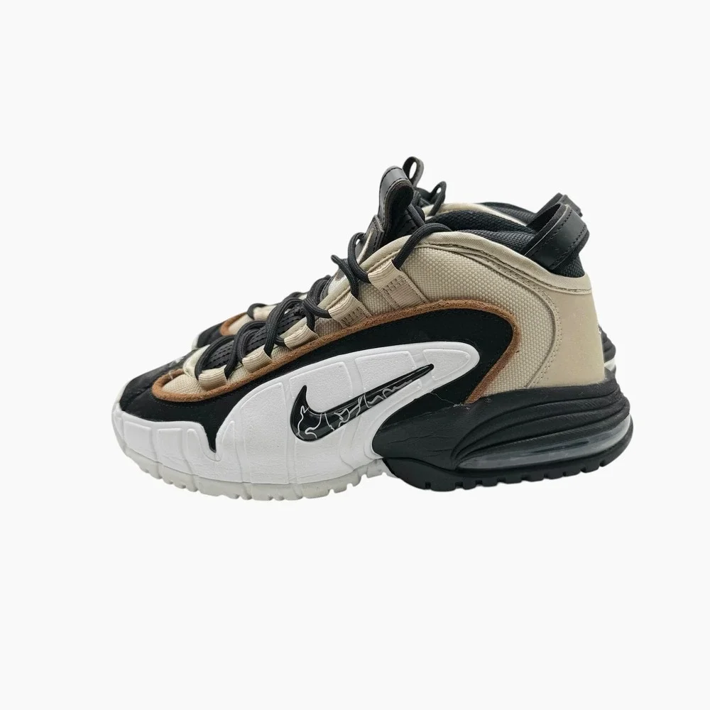 Nike Air Penny 1‎ GS Black White Coconut Milk Basketball Shoes Sneakers 6.5Y